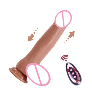 Jiuxi's new DY83072 simulated wireless <b>remote</b> <b>control</b> magnetic charging telescopic 20-inch mechanism heating and <b>vibration</b> dildo - Product Image 1