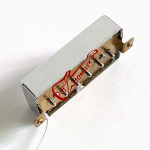 Donlis Custom AlNiCo 5/2 P90 Single Coil Humbucker Formaat LP Gitaar Pickup Met Messing Kap voor Handgemaakte Gitaar Kits - Product Image 4