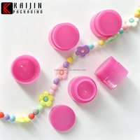 Pot vide personnalisé en PP de 6g, mini-récipient pour poudre de rose, crème exfoliante, pot cosmétique en plastique avec couvercle, pot pour crème contour des yeux