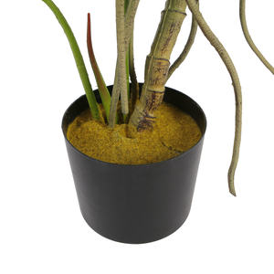 <span class=keywords><strong>Plante</strong></span> Monstera Artificielle 110cm Faux <span class=keywords><strong>Albo</strong></span> Monstera <span class=keywords><strong>Plante</strong></span> d'Intérieur dans un Pot en Plastique Noir pour la Décoration de la Maison et du Bureau - Product Image 6