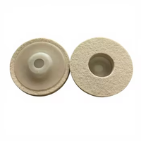 Disque de polissage moyen en feutre de laine de 125 mm, tampon abrasif fin pour acier inoxydable, métal, verre, meuleuse d'angle, marque OEM SHARPNESS