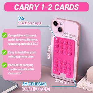 Support Téléphone Personnalisé à <span class=keywords><strong>Ventouse</strong></span> en Silicone, Fixation Adhésive Mains Libres, Adhérence Forte pour Selfies et Vidéos Durable - Product Image 3