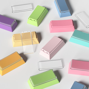 Vari Macaron Color ciliegia/Xda profilo PBT Pc bianco specchio tappo superiore smerigliato MX croce 1u Keycap R4 2u chiave di eliminazione - Product Image 5