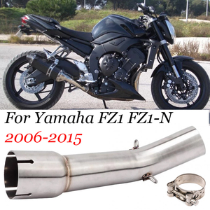 Pour Yamaha <span class=keywords><strong>Fazer</strong></span> FZ1 FZ1N FZ1000 FZ 1 1N 1000 <span class=keywords><strong>Moto</strong></span> Échappement Tuyau de liaison intermédiaire Slip-on Silencieux Tuyau d'échappement 2006 - 2015 - Product Image 5