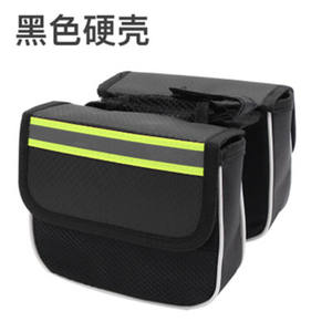 Bolsa negra para cuadro de bicicleta, carcasa dura, 15x12x5 Cm, resistente al agua con forro interior para accesorios de ciclismo de montaña - Product Image 1