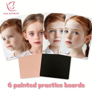 Tablero de Práctica Reutilizable para Pintura Facial con Plantas Naturales, para Maquillaje de Escenario y Suministros de Pintura Corporal - Product Image 6