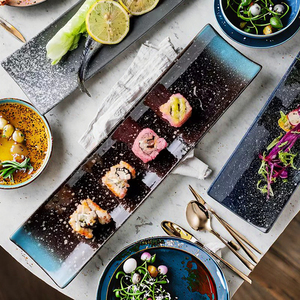 Gran oferta, vajilla para restaurante de hotel en casa, venta al por mayor, plato de comida, juego de comida, <span class=keywords><strong>tapas</strong></span>, aperitivos, platos de cena de cerámica - Product Image 3