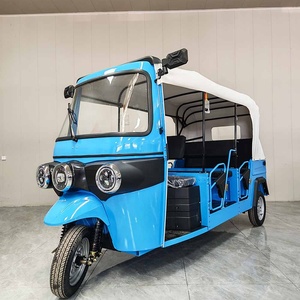 Triciclo Eléctrico de 3 Plazas Tipo Tuktuk Taxi Bajaj, 4000W 72V de Calidad - Product Image 1