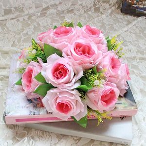 Centros de Mesa para Bodas SPRING PLANTING, Rosas de 25 cm, Ramos de <span class=keywords><strong>Flores</strong></span> Artificiales para Decoración de Bodas y Eventos - Product Image 1