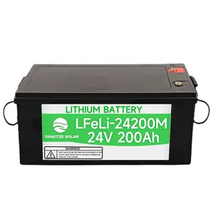 12v lifepo4 agli ioni di litio 200ah marine battery wave off grid inverter solare per batteria al litio