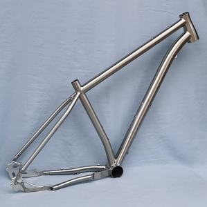 Cadre de vélo en titane de <span class=keywords><strong>29</strong></span> <span class=keywords><strong>pouces</strong></span>, accepte les commandes OEM, offre des prix de gros compétitifs Cadre de vélo à entraînement par courroie - Product Image 4