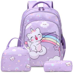 Multi-funzionale impermeabile 3 pezzi Bookbag Set per gli studenti della scuola primaria carino cartone animato zaini per bambini ragazze <span class=keywords><strong>zaino</strong></span> - Product Image 1