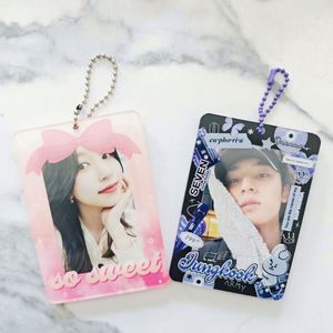 DIY Zimi Credit Card Photo Frame Photocard Holder Keyring with Koearn Stars Design - Product Image 4