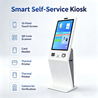 Kiosque interactif de gestion des files d'attente pour banques, machine à numéros de file d'attente, système de gestion des files d'attente, écran LCD