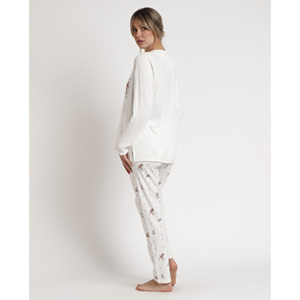 Disney Bambi You Are Loved Pijama de maternidad de manga larga de LICRA cintura elástica transpirable estampado de leopardo diseño para ropa de casa - Product Image 3