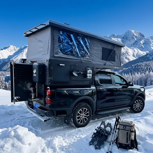 Camper de pick-up sur mesure OEM d'usine, coque de camping escamotable, étanche, pour expéditions tout-terrain 4x4 - Product Image 3