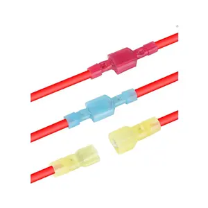 Konektor kabel listrik Terminal kabel isolasi penuh nilon Male dan female FDFN/MDFN5-250