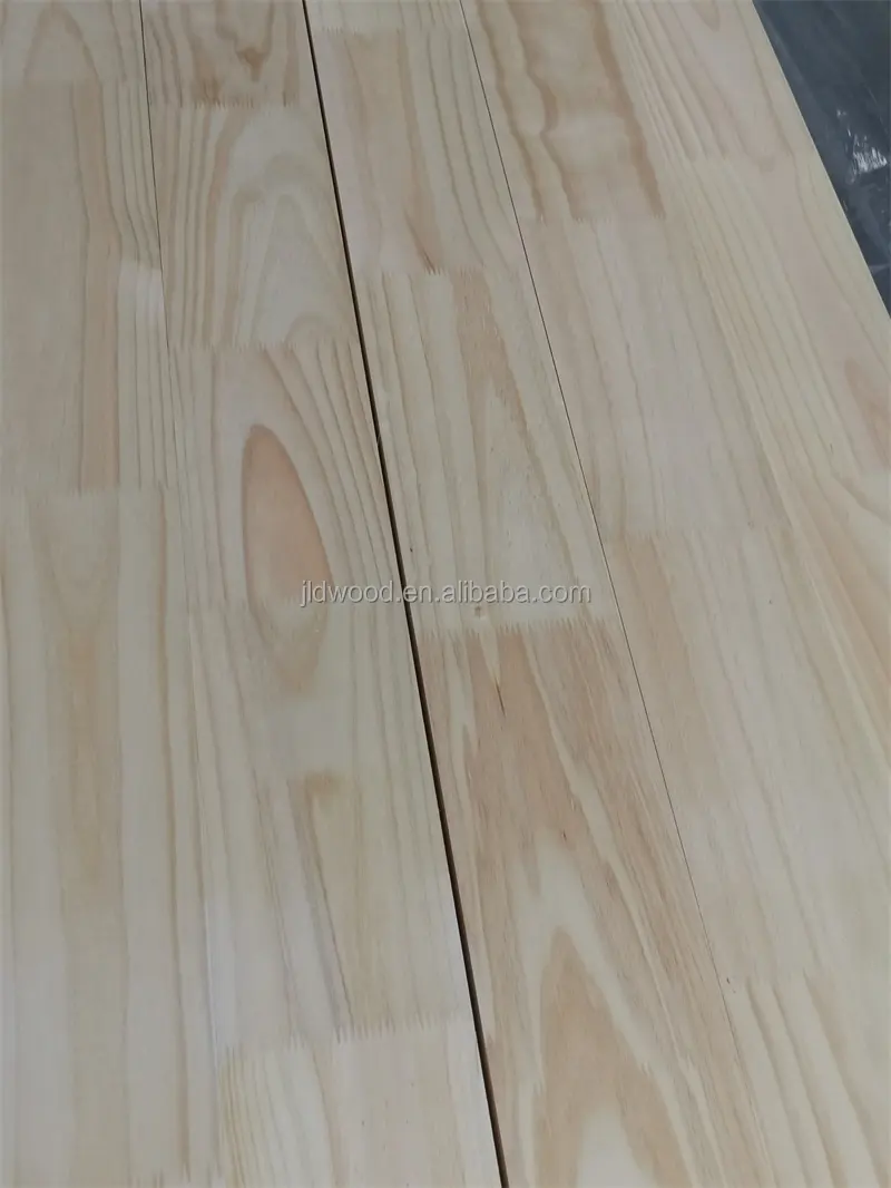 Pasokan Kayu Terbaik Menghasilkan Panel Dinding Kayu Pinus Kayu Solid Panel Gabungan Jari Pinus