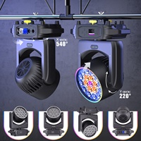 U'King 19pcs * 15W Zoom Led Wash Moving Head Stage Lights Avec Strip DMX DJ Wash Movinghead Light Avec Flight Case