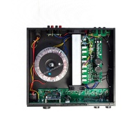 XUNGUAN EKX450 Amplificador Profesional para KTV, Nuevo Diseño 2U, Pantalla LED de 3.5 Pulgadas, 450W, Transformador Integrado, FBX Feedback.