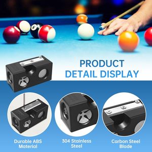 Outil de réparation 6 en 1 pour embouts de queue de billard, accessoire portable pour l'entretien de la queue de billard - Product Image 3