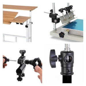 Sekrup tangan kenop bintang plastik hitam kustom M3 M4 M5 M6 kancing berulir untuk pegangan furnitur dapur - Product Image 5
