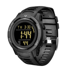 Montre numérique de sport étanche à double fuseau horaire avec alarme, chronomètres, minuterie - Product Image 1
