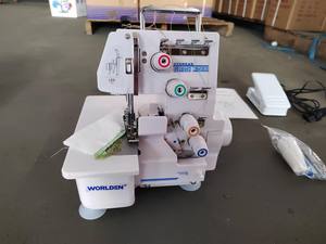 JUKKY 434D Nouvelle machine à coudre à surjet 4 fils <span class=keywords><strong>pas</strong></span> chère, multifonctionnelle pour la couture à domicile, vêtements domestiques, portable - Product Image 2