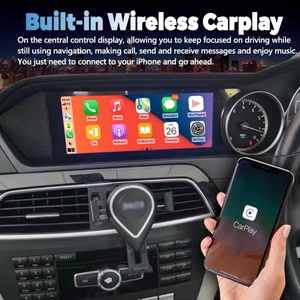 Radio de Coche de 8.8 Pulgadas con Pantalla Táctil, Android 14, DSP, Navegación, Bluetooth Inalámbrico y Carplay para Mercedes Benz Clase C W204 2011-2014 (Volante a la Derecha/Izquierda) - Product Image 2