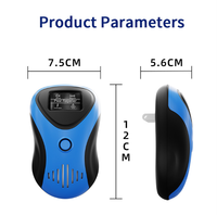 Répulsif Électrique Ultrasonique Portable Intelligent et Écologique 2025 – Le Plus Vendu Contre Souris, Fourmis et Mouches – Pour Intérieur, en ABS Solide