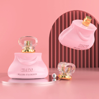 Belle forme ronde de luxe 100ml bouchon magnétique en aluminium mat huile d'oud opaque noir vide vaporisateur bouteilles de parfum
