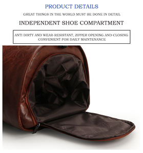 Estuche para zapatos con logotipo personalizado, 10 Uds., bolsa de equipaje, zapato impermeable, traje de cuero PU de primera calidad, bolso de mano, bolsas de lona, bolsa de viaje personalizada - Product Image 6
