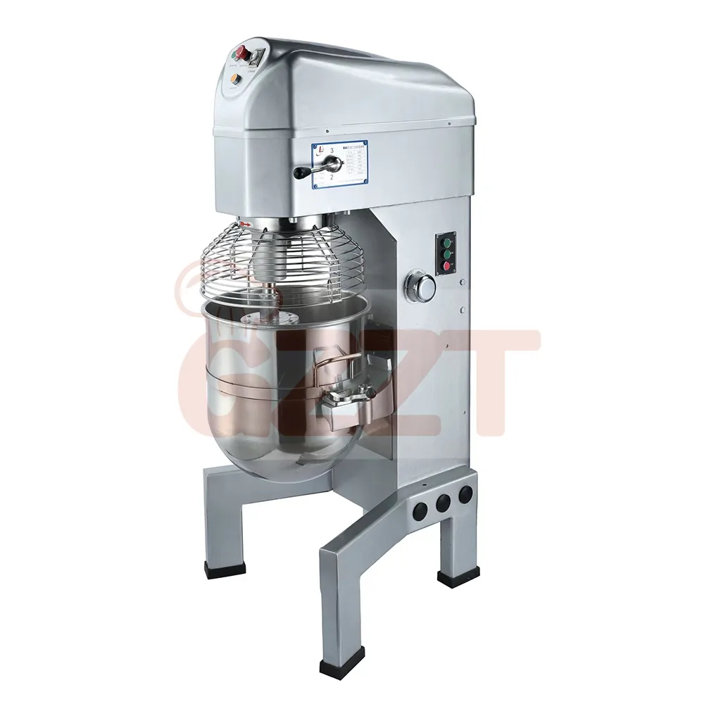 Mezclador de alimentos planetario para Tartas, máquina mezcladora multifuncional con soporte para cuencos de acero inoxidable B60 de varias especificaciones, 60L, 80L, 100l