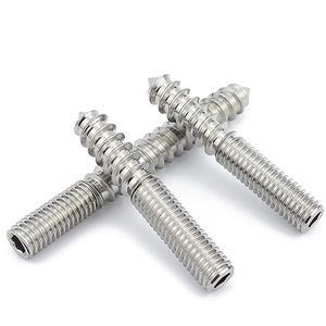 Tornillo de acero inoxidable 304 métrico doble para colgar en madera, perforador metálico de rosca <span class=keywords><strong>sin</strong></span> <span class=keywords><strong>fin</strong></span> para ojales de grado industrial - Product Image 4