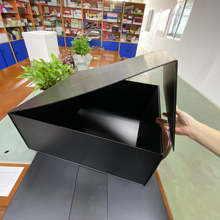 Customize Large Embossed Cardboard Shipping Black