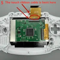 Écran 2.9 pouces pour GBA haute luminosité pour Game Boy Advance Ips écran LCD écran de remplacement de réparation point à point