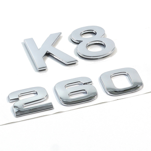 Adesivo Stemma Emblema Logo Auto Cromato in Plastica ABS 3D Personalizzato Argento Lucido Opaco Diretto dalla Fabbrica - Product Image 4