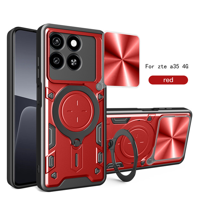 GScase Wholesale Manufacturer Rotating Ring Holder Shockproof Cover Lens protection Phone case for ZTE Blade V50 SMART 4G A33S