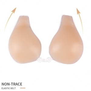 Parche fino de silicona para el pecho, sujetador de elevación en forma de cuchara de gran tamaño, hebilla frontal, pétalos de pecho de expansión anti-exterior - Product Image 1