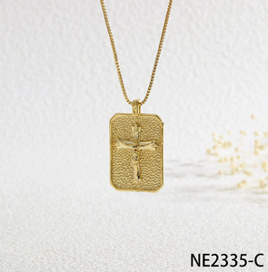 Collares con Dijes Religiosos Católicos, Collares con Dijes de San José Chapados en Oro - Product Image 6