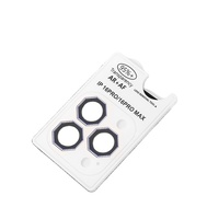 Kaca Kamera Cincin Logam Tahan Lama, Pelindung Lensa Kamera dari Paduan Aluminium, Pelindung Lensa Individual untuk Pesanan Grosir