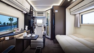 SAIC MAXUS H90 RV 2024 3.0T Caravane avec générateur, panneau solaire, climatisation, salle de bain privée, lave-linge, micro-ondes, réfrigérateur - Product Image 3