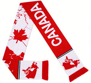 Bufanda de Fútbol Nacional de Alta Definición, Bufanda de Canadá - Product Image 4