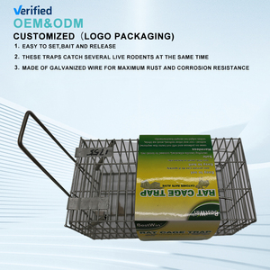 Cao nhạy cảm sống bắt mạ kẽm dây sắt liên tục kiểm soát động vật gặm nhấm Chuột bẫy lồng - Product Image 4
