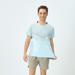 Sports Gym T Shirt <b>Men</b> Short Sleeve Compression <b>Stretch</b> T-Shirt Workout Fitness Training Running Shirt - Product Image 2