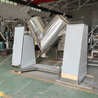 Mélangeur industriel en acier inoxydable pour poudre de protéines, collagène, lactosérum, assaisonnements et épices, type V