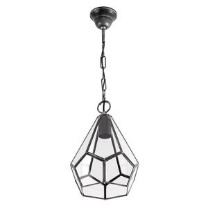 Lampadario in argento 1xE27 20x20 cm, ideale per decorazione e ambientazione in eventi o spazi interni. - Product Image 1