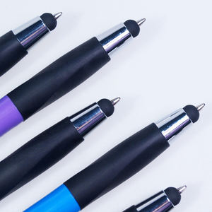 批发二合一手写笔蓝色墨水圆珠笔定制印刷Logo用于屏幕手机广告 - Product Image 3