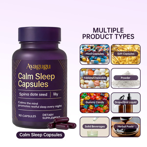 Cápsulas de L-Teanina de 100 mg, Fórmula OEM, Cápsulas de Melatonina para Favorecer el Sueño, para Marcas de Suplementos para la Salud - Product Image 3