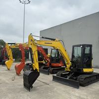 Japon YANMAR 55 Mini Pelle d'occasion Prix Petite Mini 5,5 tonnes yanmar VIO55-6 Machines de terrassement Excavatrice d'occasion Instok